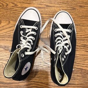 Converse Black and White High-Tops